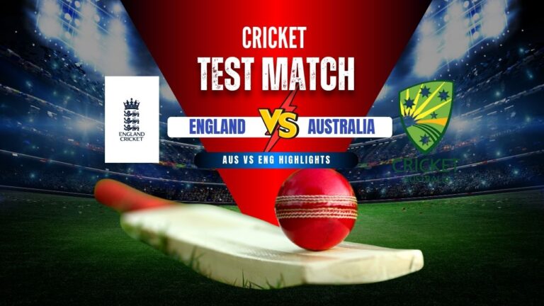 AUS vs ENG 1st Ashes Test