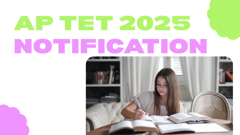 Amazing AP TET 2025 notification
