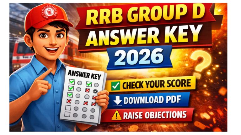 RRB group d answer key 2026