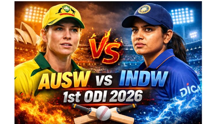 AUSW vs INDW 1st ODI 2026