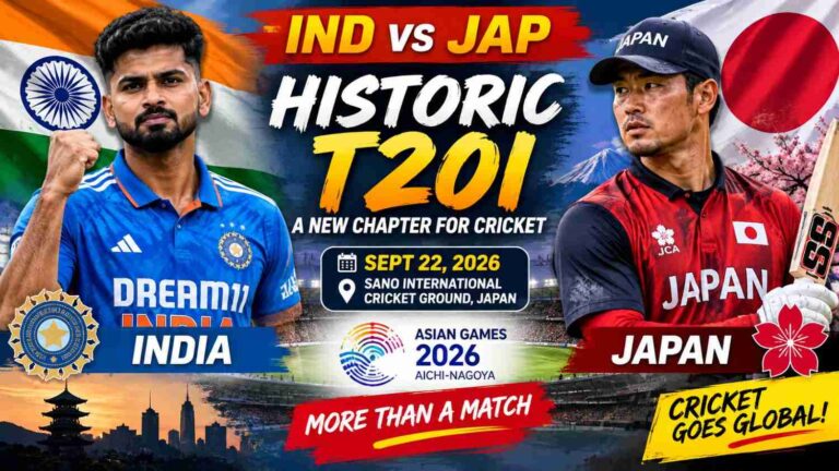 IND vs JAP: 7 Powerful Facts About Historic India vs Japan T20I