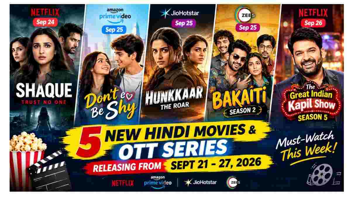 Hindi OTT releases September 2026