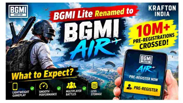 BGMI Air pre-Registration